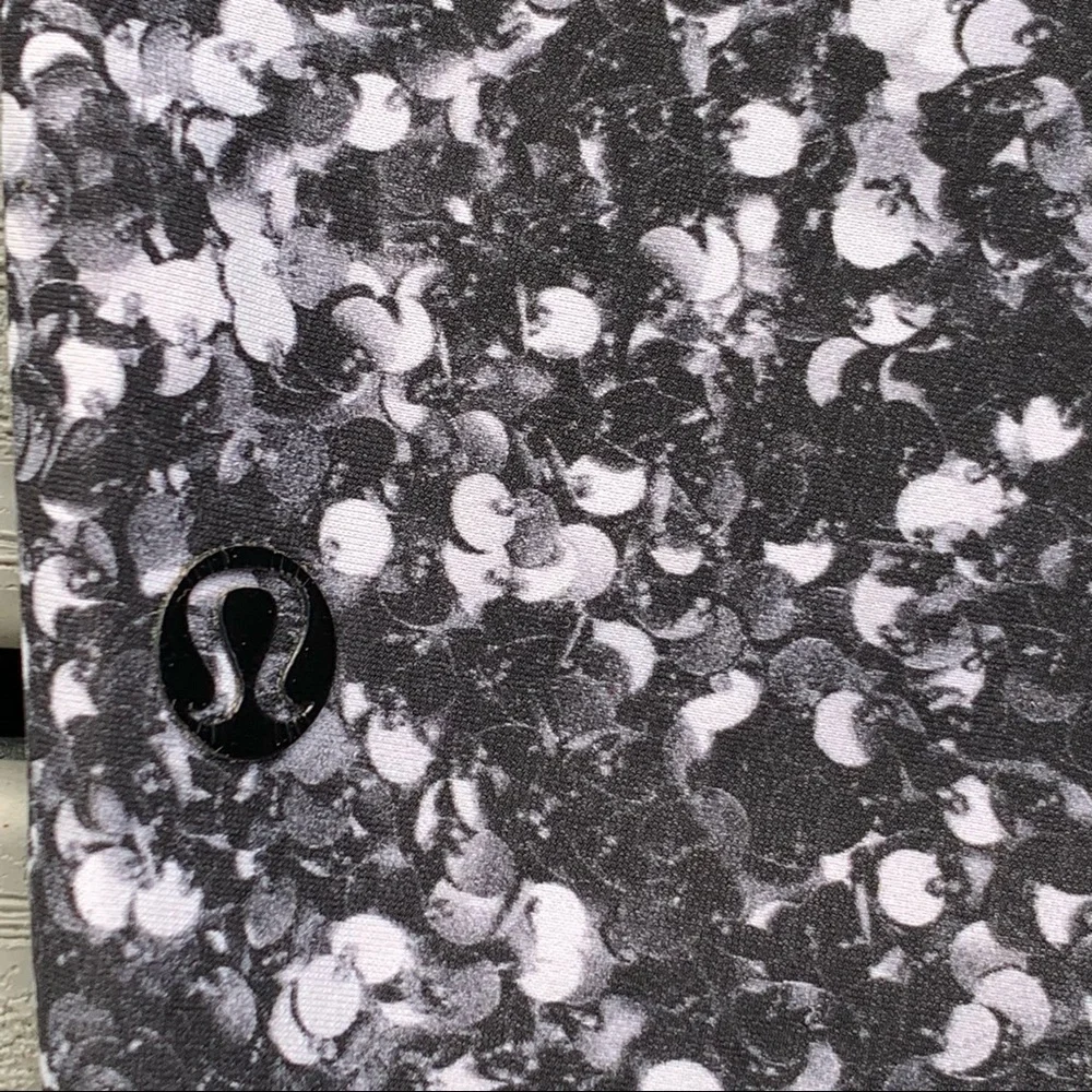 LULULEMON Jogger Cuff at hem Floral print Elastic waist Drawstring waist_5
